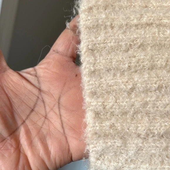 Cozy Cream Cable Knit Sweater - Picture 5 of 5